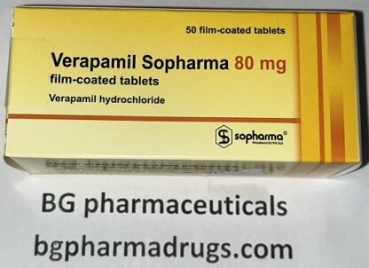 Verapamil Sopharma 80 mg film-coated tablets * 50 the tabs can be splitted in 2,they have line
