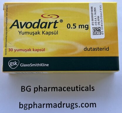 Dutasteride Avodart 0.5 mg * 30 Glaxosmithkline