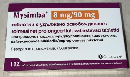 MYSIMBA tablets 8 mg / 90 mg * 112