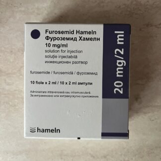 Injectable Furosemide 10 mg ml, each ampule 2 ml, price for 10 ampules