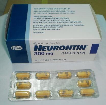 Neurontin (gabapentin) 300 mg capsules, hard * 100 PFIZER