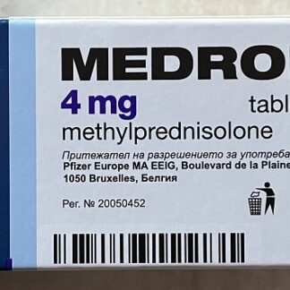 MEDROL (Methylprednisolone) 4 mg * 100 PFIZER