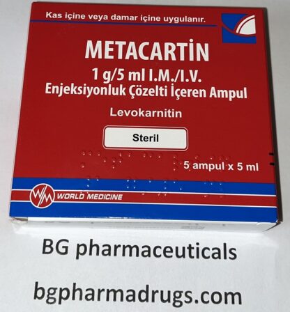 L -Carnitine METACARTIN 1G/5 ml IM/IV solution for injection 5 ampoules