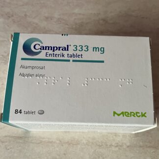 Acamprosate Campral 333 mg * 84 MERCK