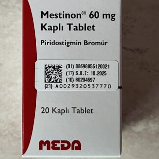 Pyridostigmine bromide 60 mg * 20 MEDA