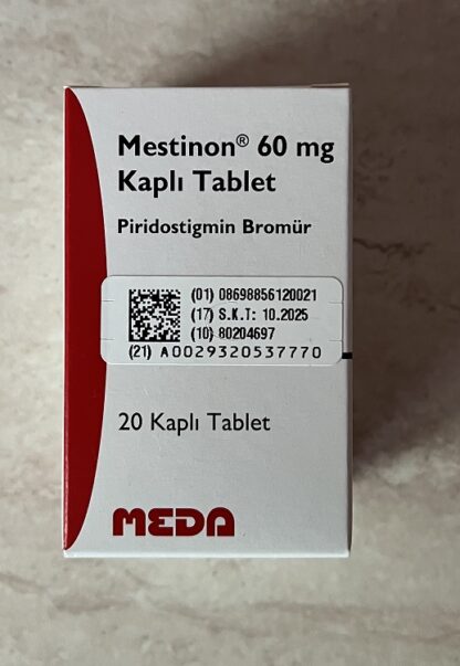 Pyridostigmine bromide 60 mg * 20 MEDA