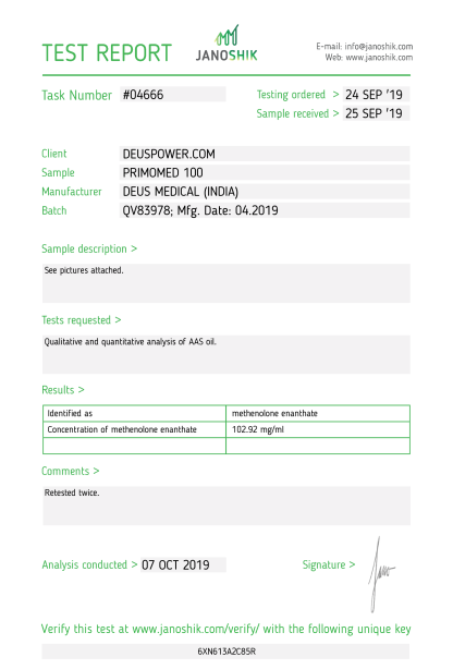 Methenolone Enanthate Primobolan - Image 3