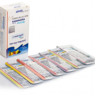Kamagra Orall Jelly 100mg (7 days / 7 flavors pack)