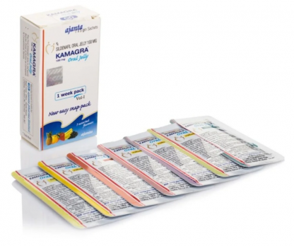 Kamagra Orall Jelly 100mg (7 days / 7 flavors pack)